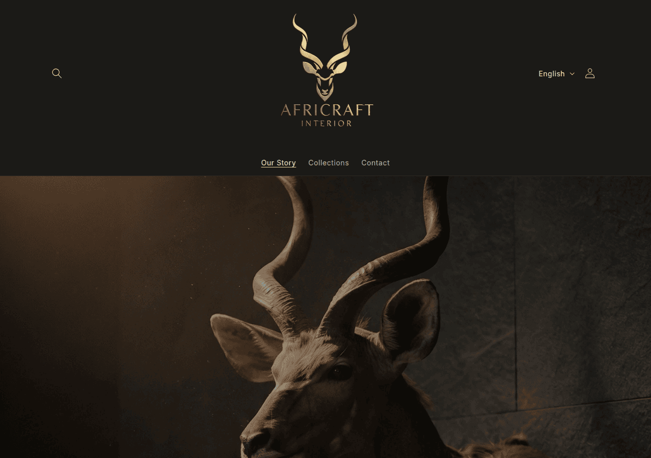 Screenshot of africraftco.com