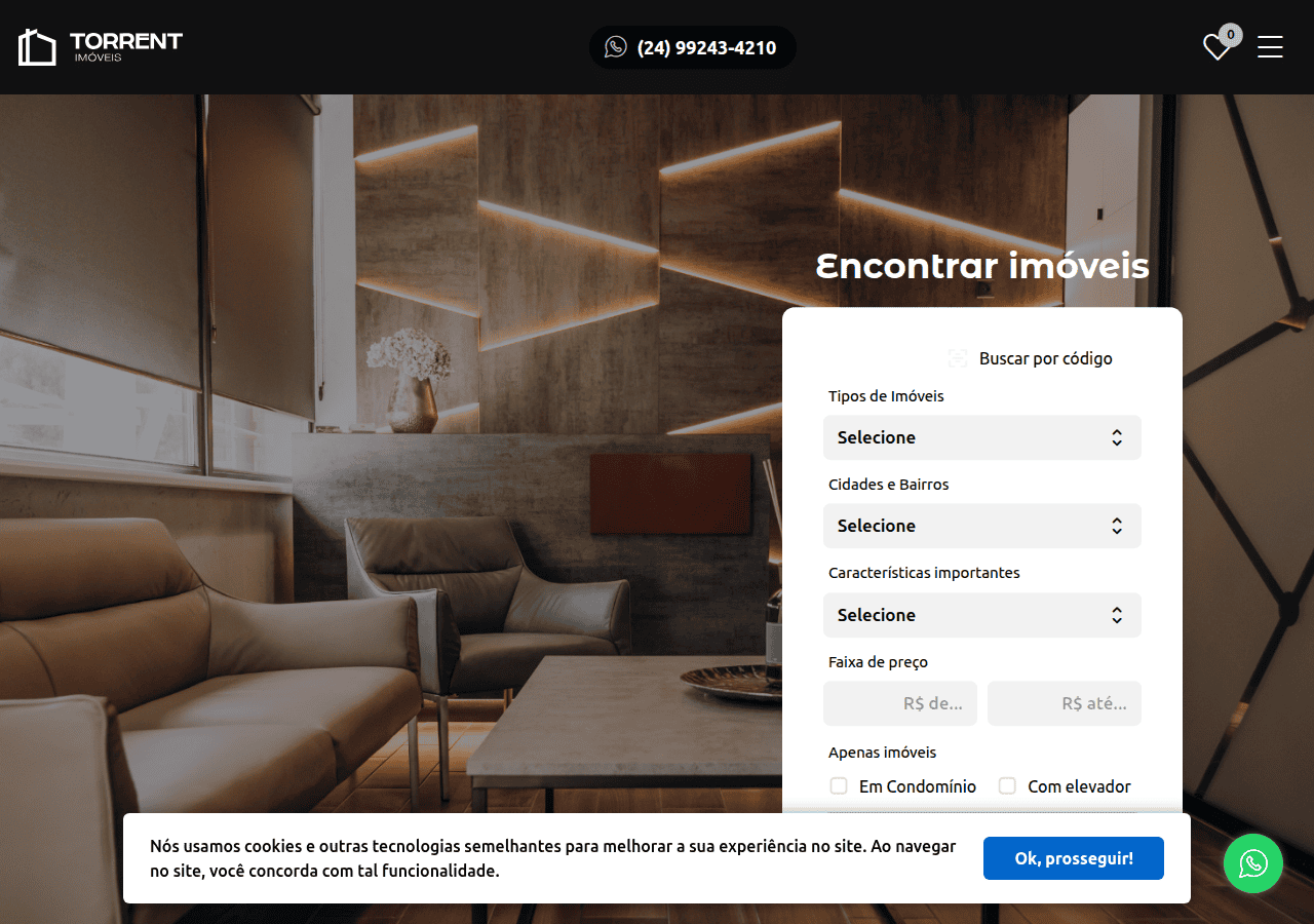 Screenshot of torrentimoveis.com.br