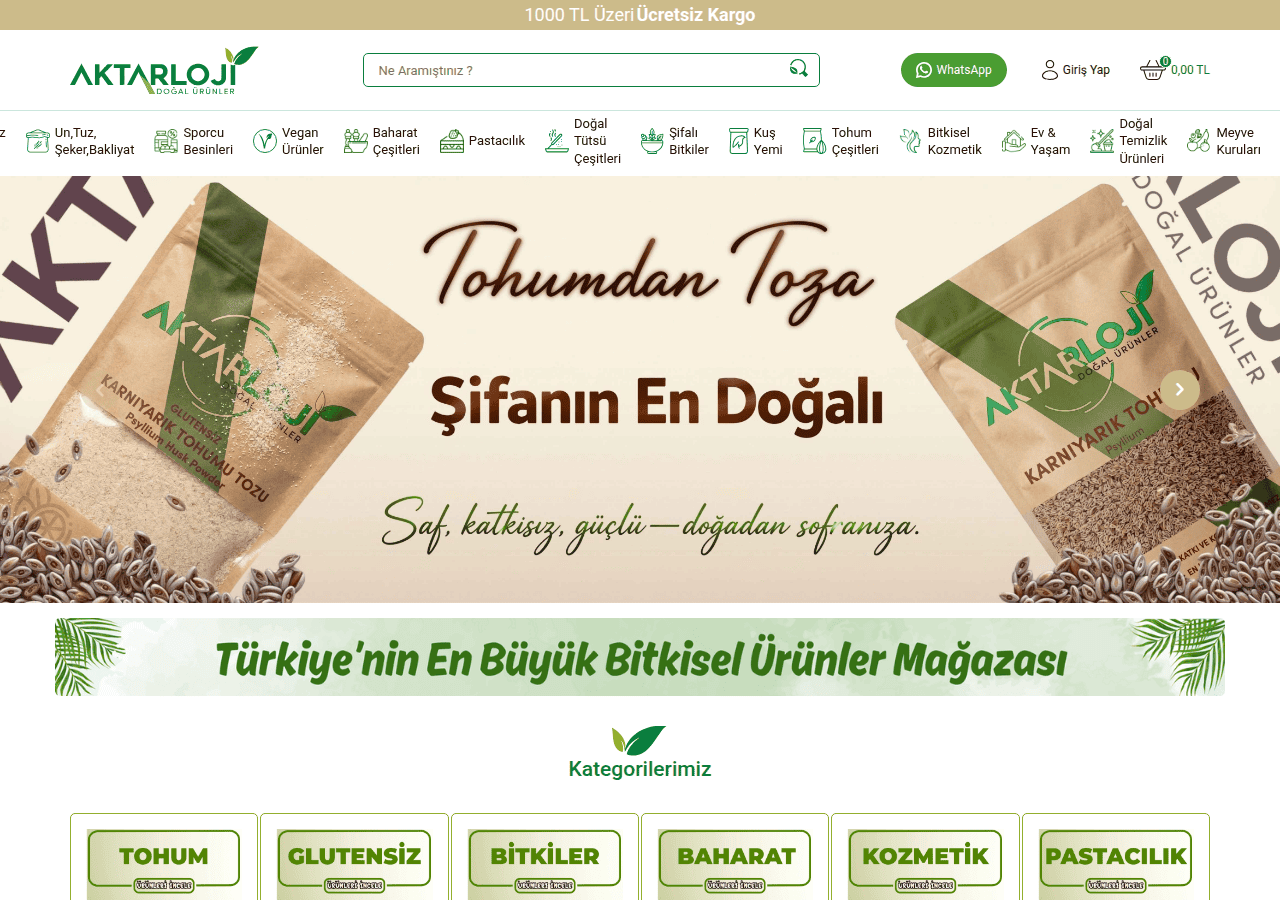 Screenshot of aktarloji.com