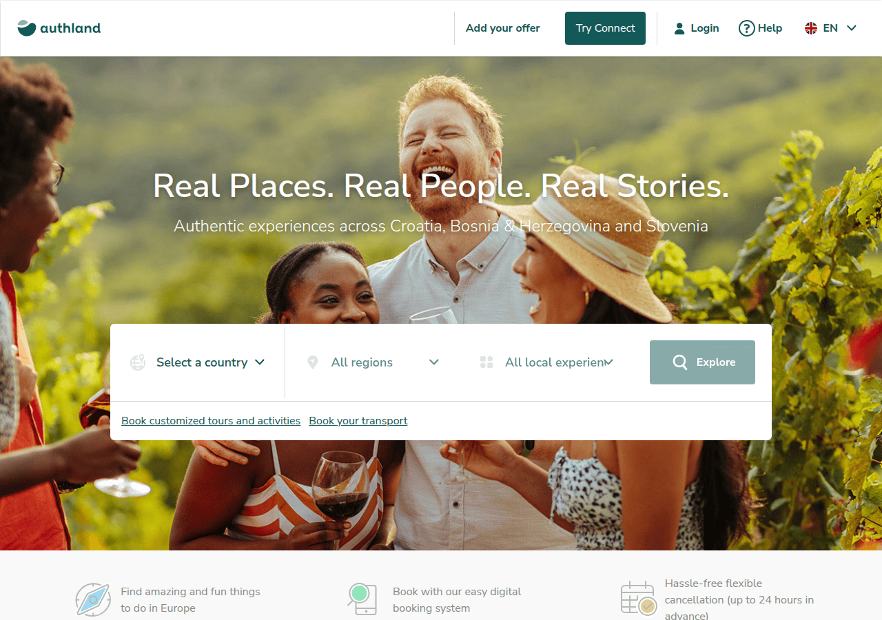 Screenshot of authland.com