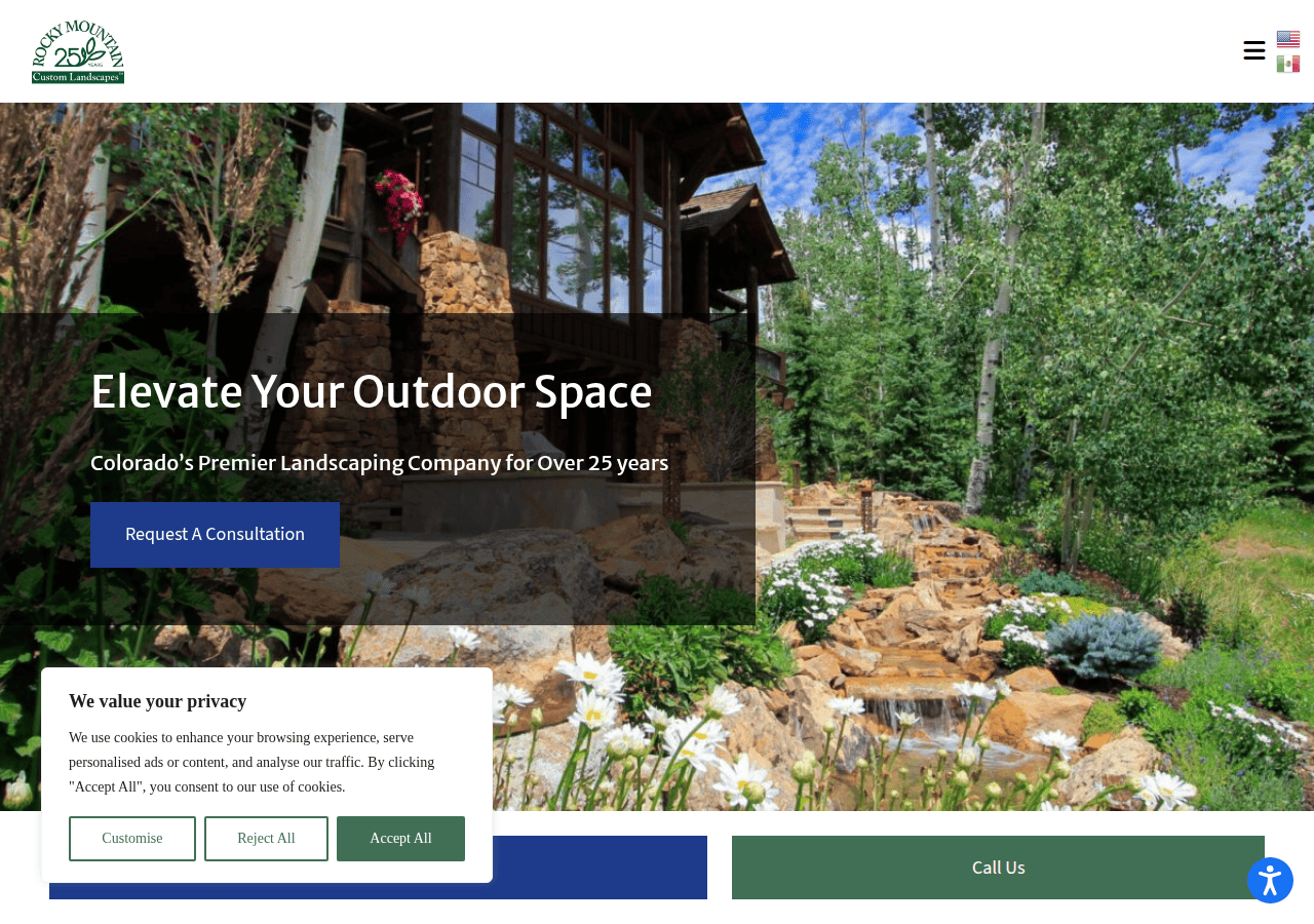 Screenshot of rmcustomlandscapes.com