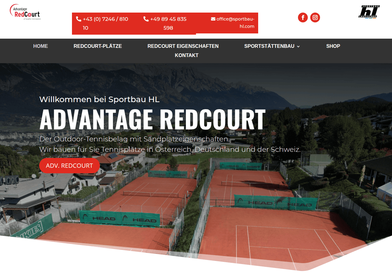 Screenshot of redcourt.at