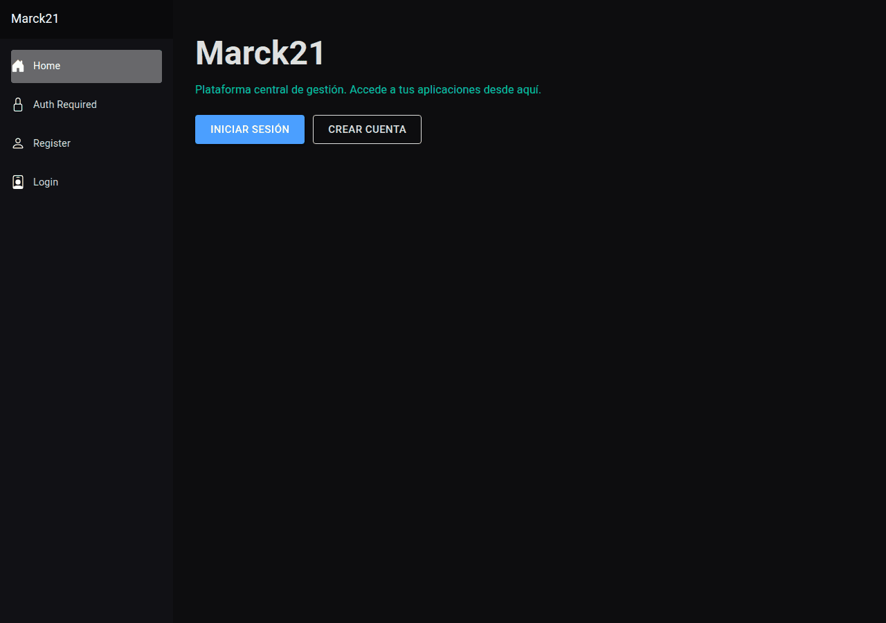 Screenshot of marck21.es
