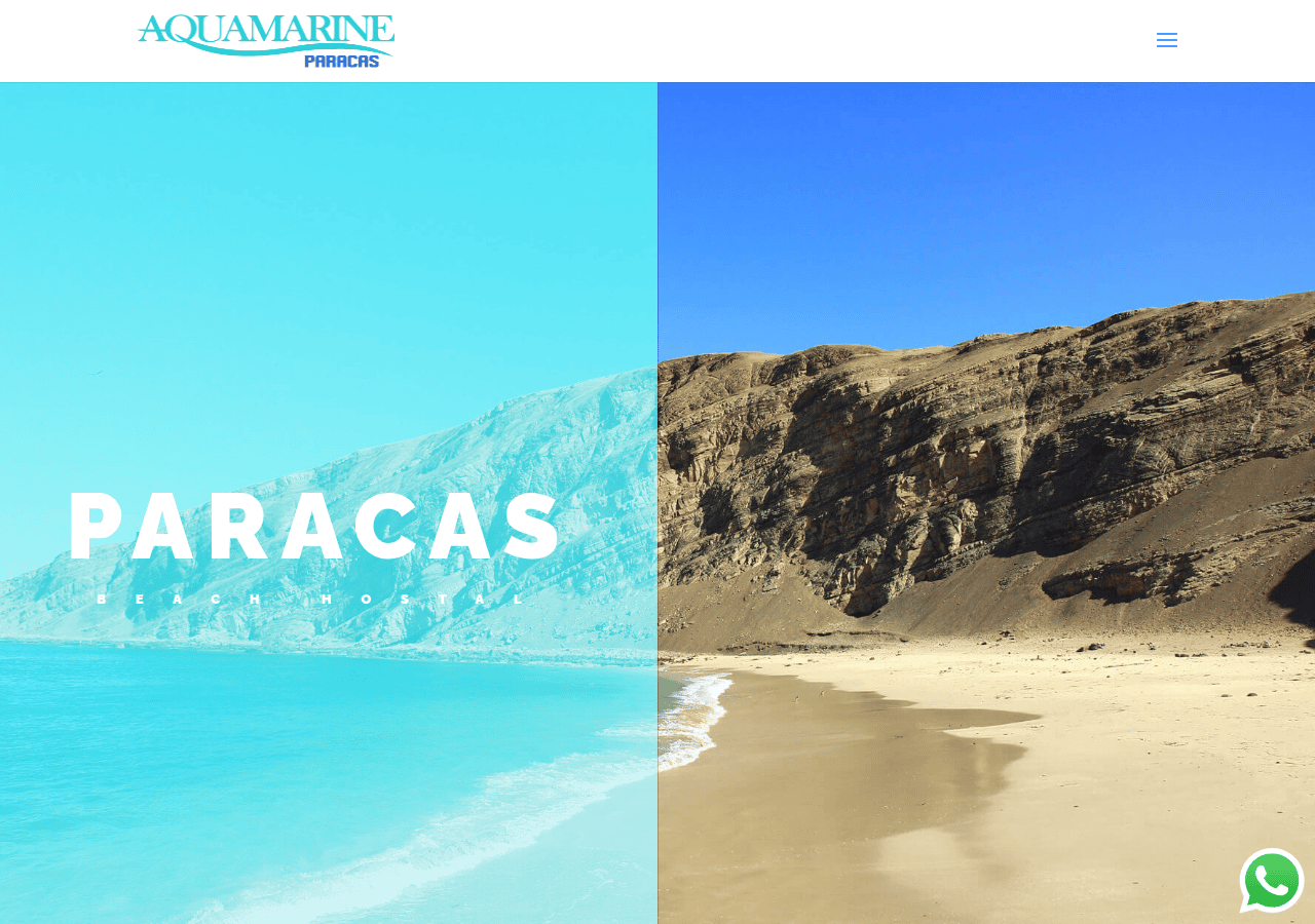 Screenshot of aquamarineparacas.com