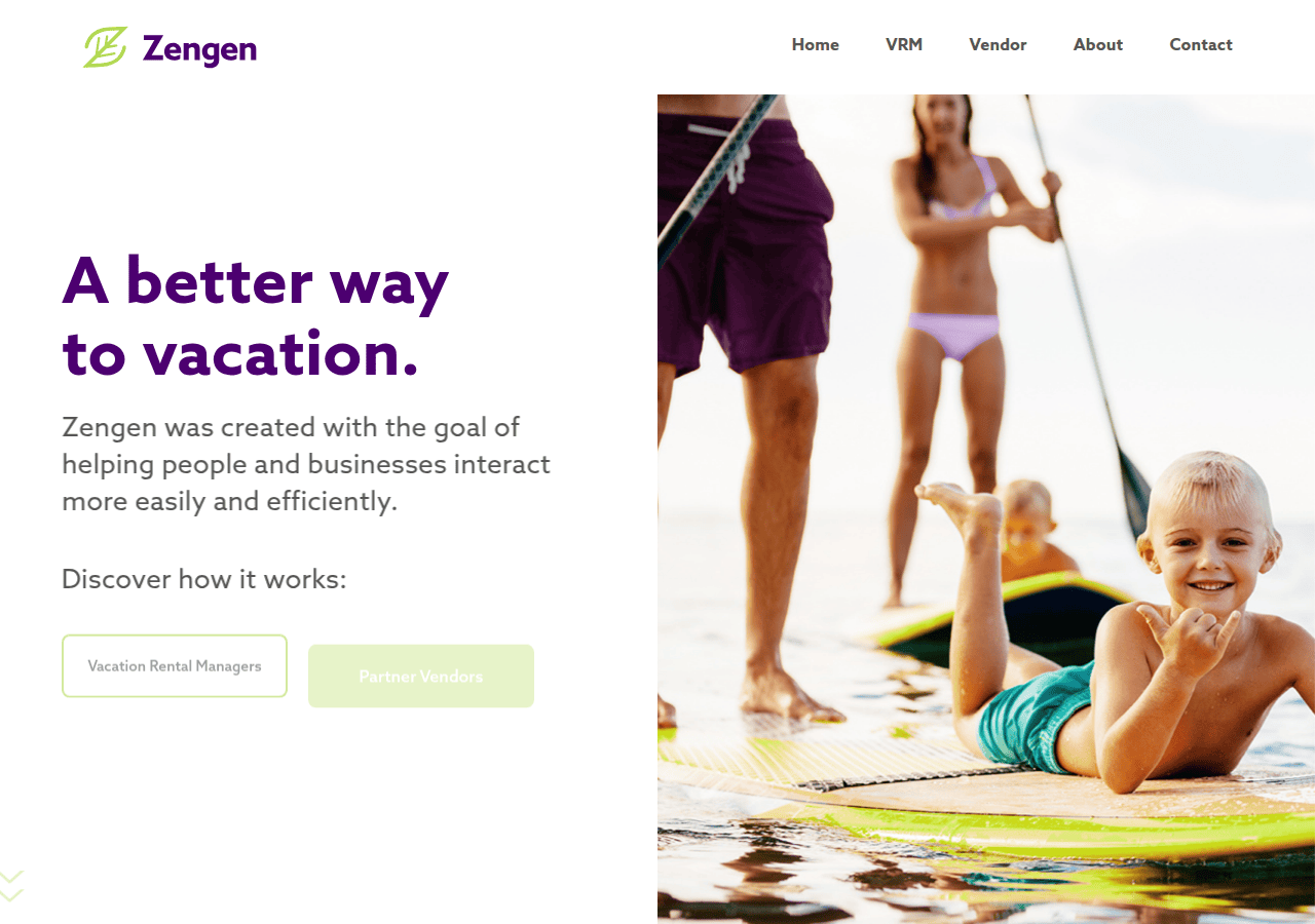 Screenshot of zengengroup.com