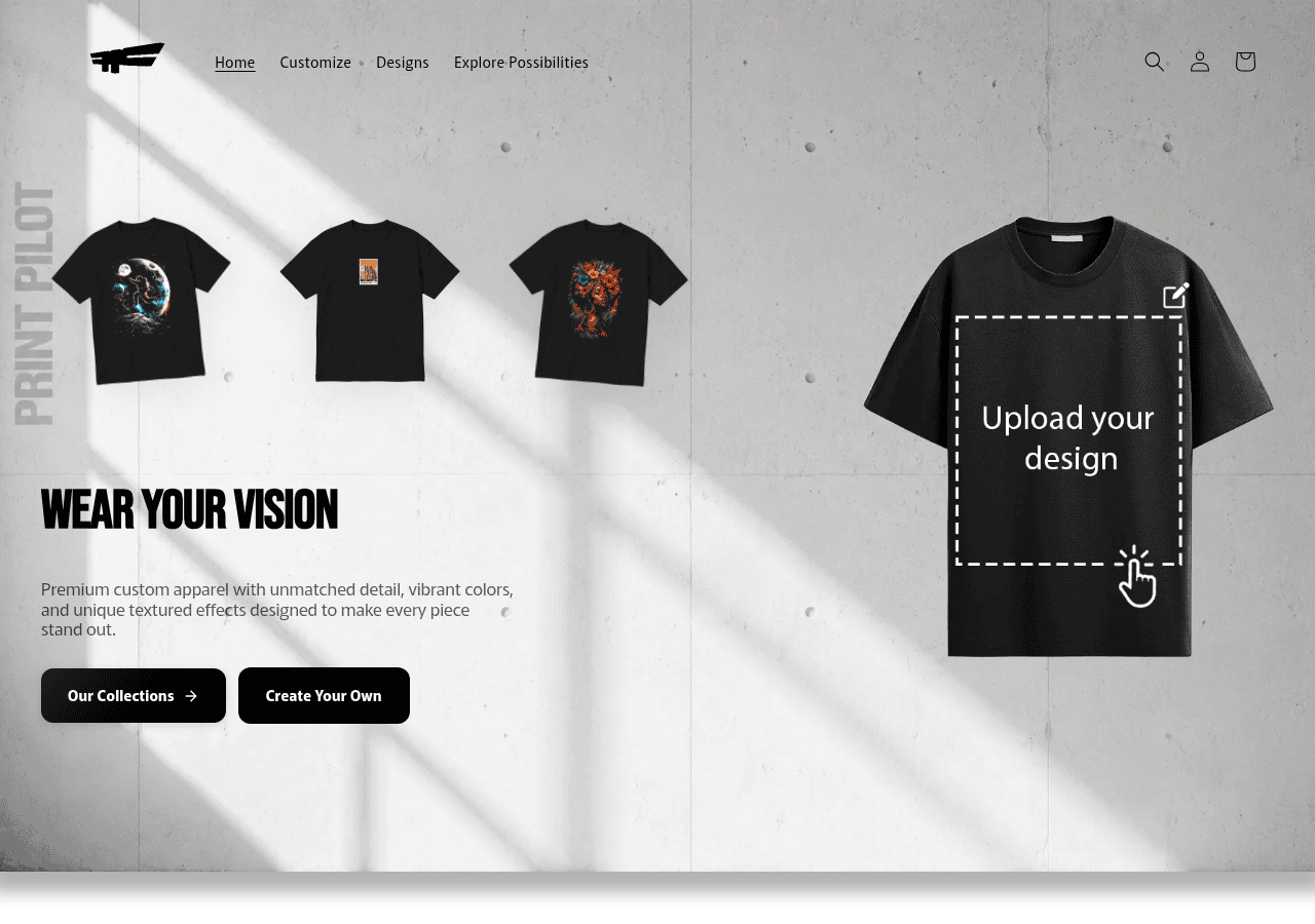 Screenshot of printpilot.store