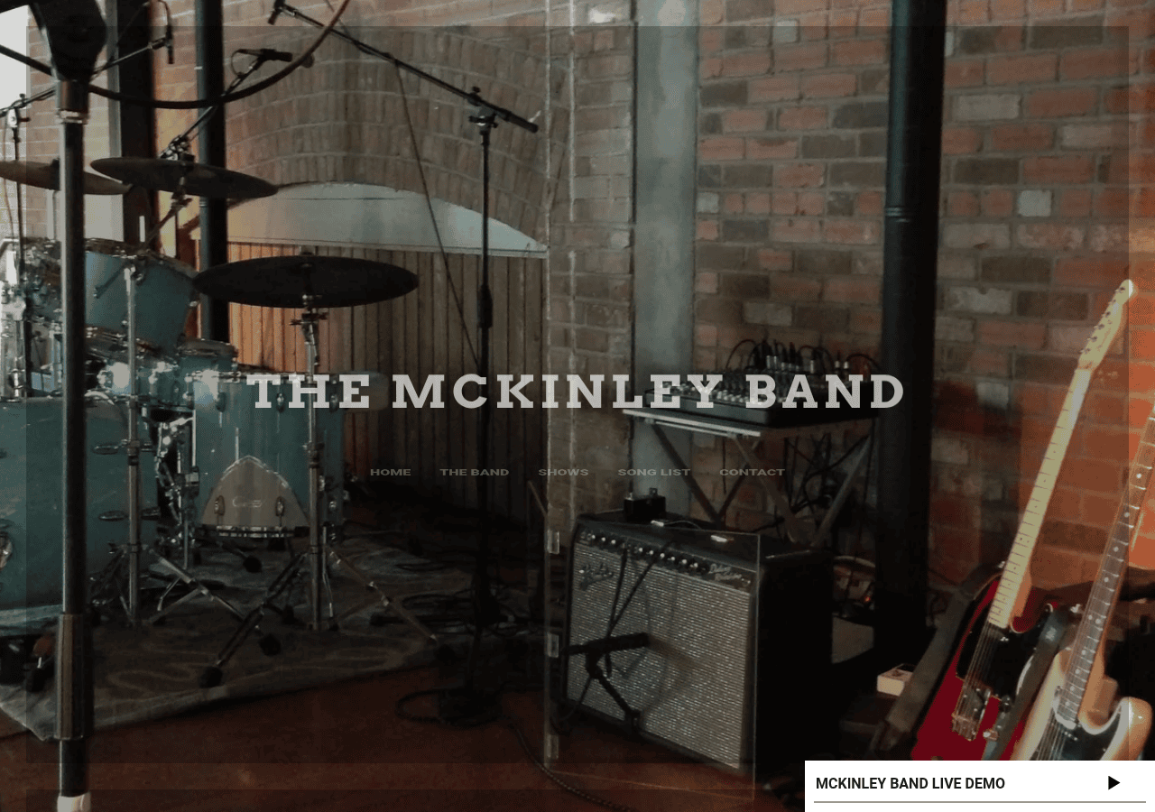 Screenshot of themckinleyband.com