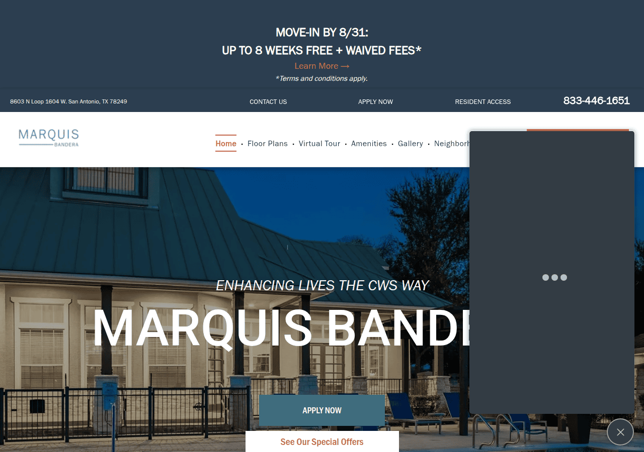 Screenshot of marquisbandera.com
