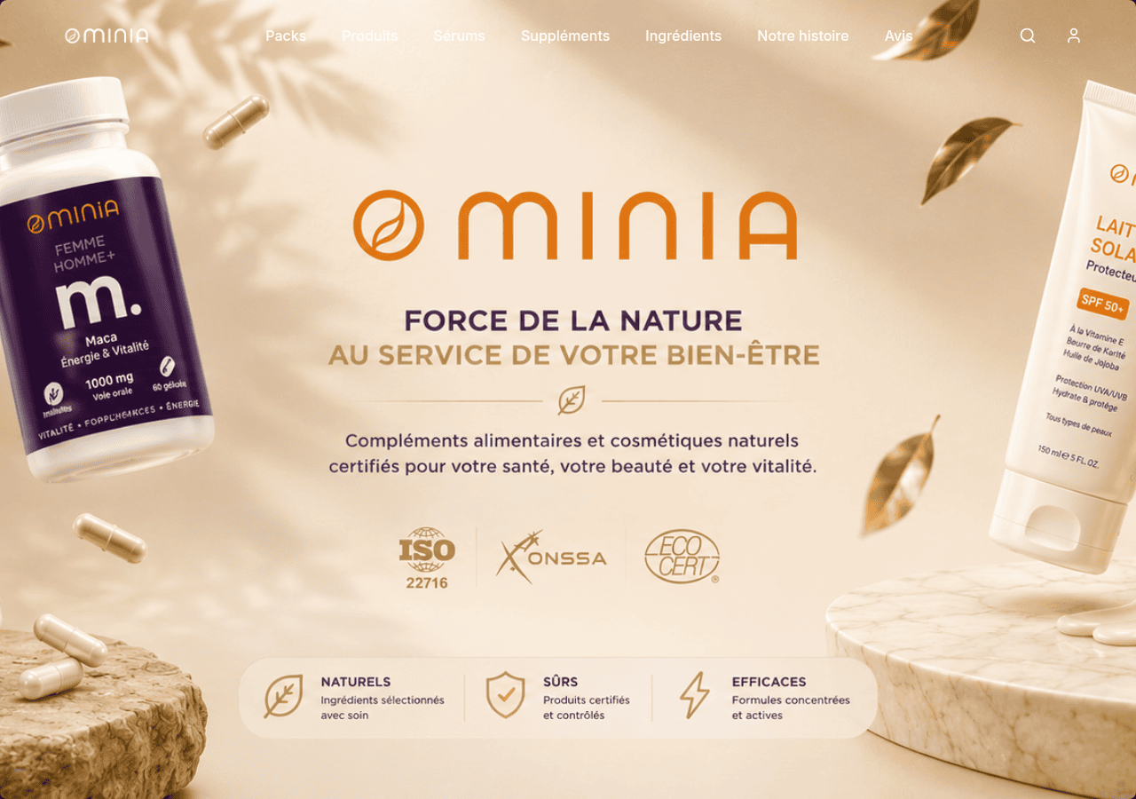 Screenshot of ominia.ma