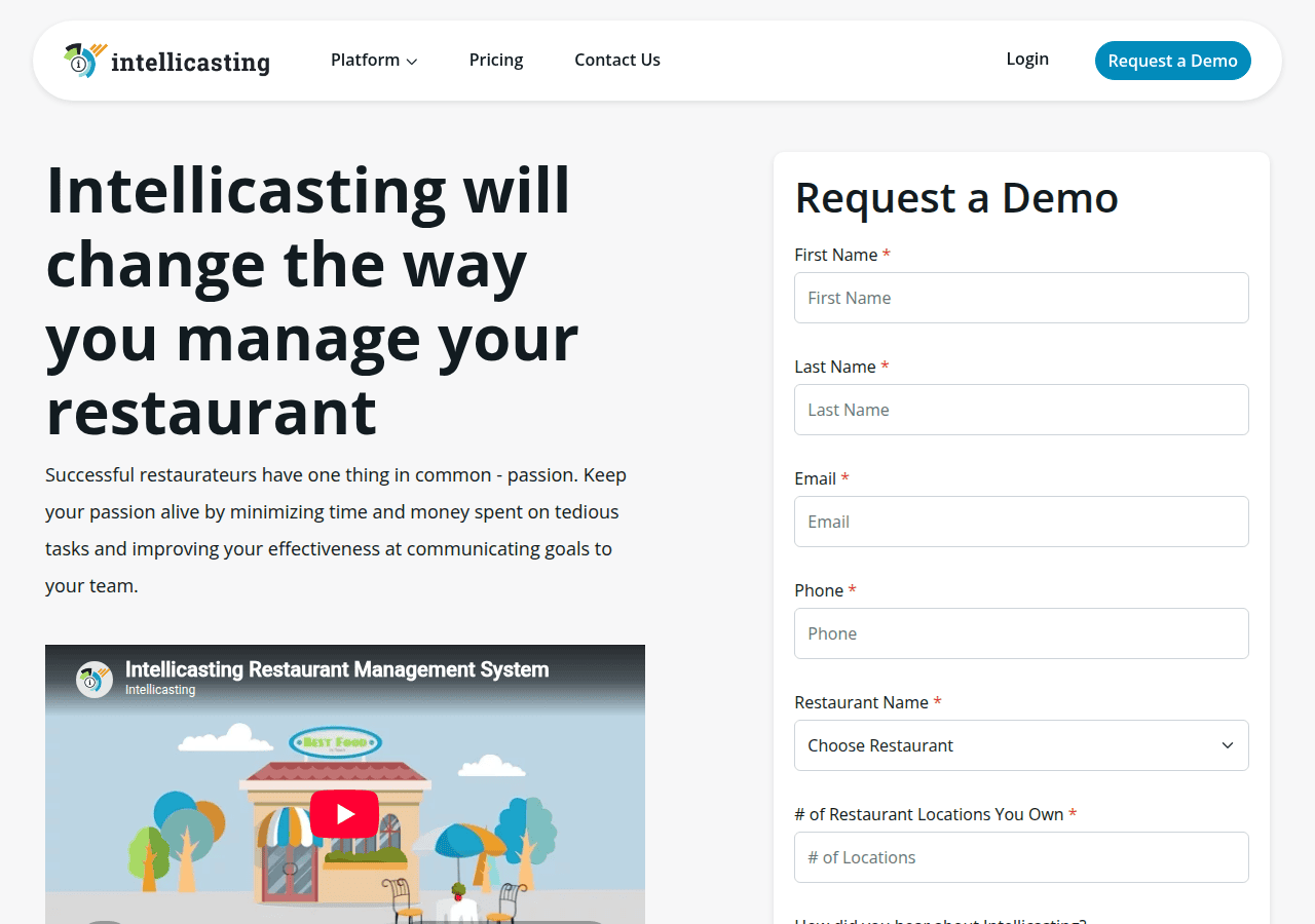 Screenshot of intellicasting.com