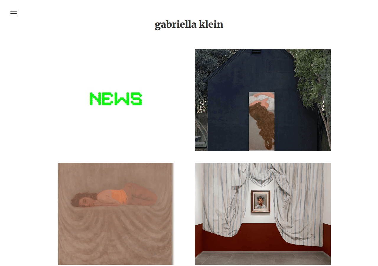 Screenshot of gabriella-klein.com