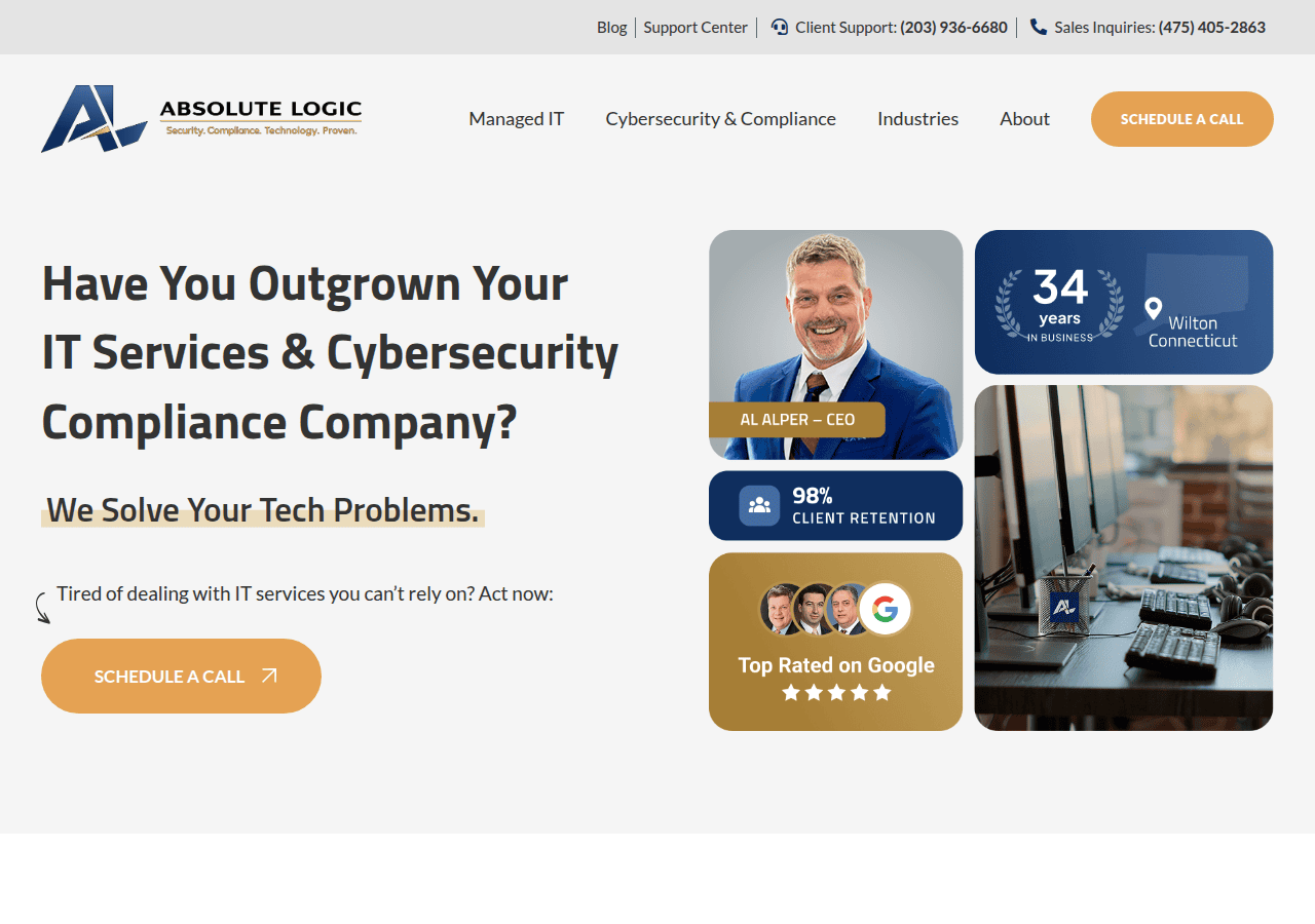 Screenshot of absolutelogic.com