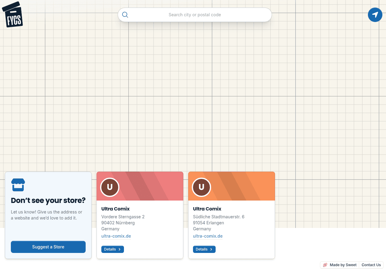 Screenshot of findyourcomic.store
