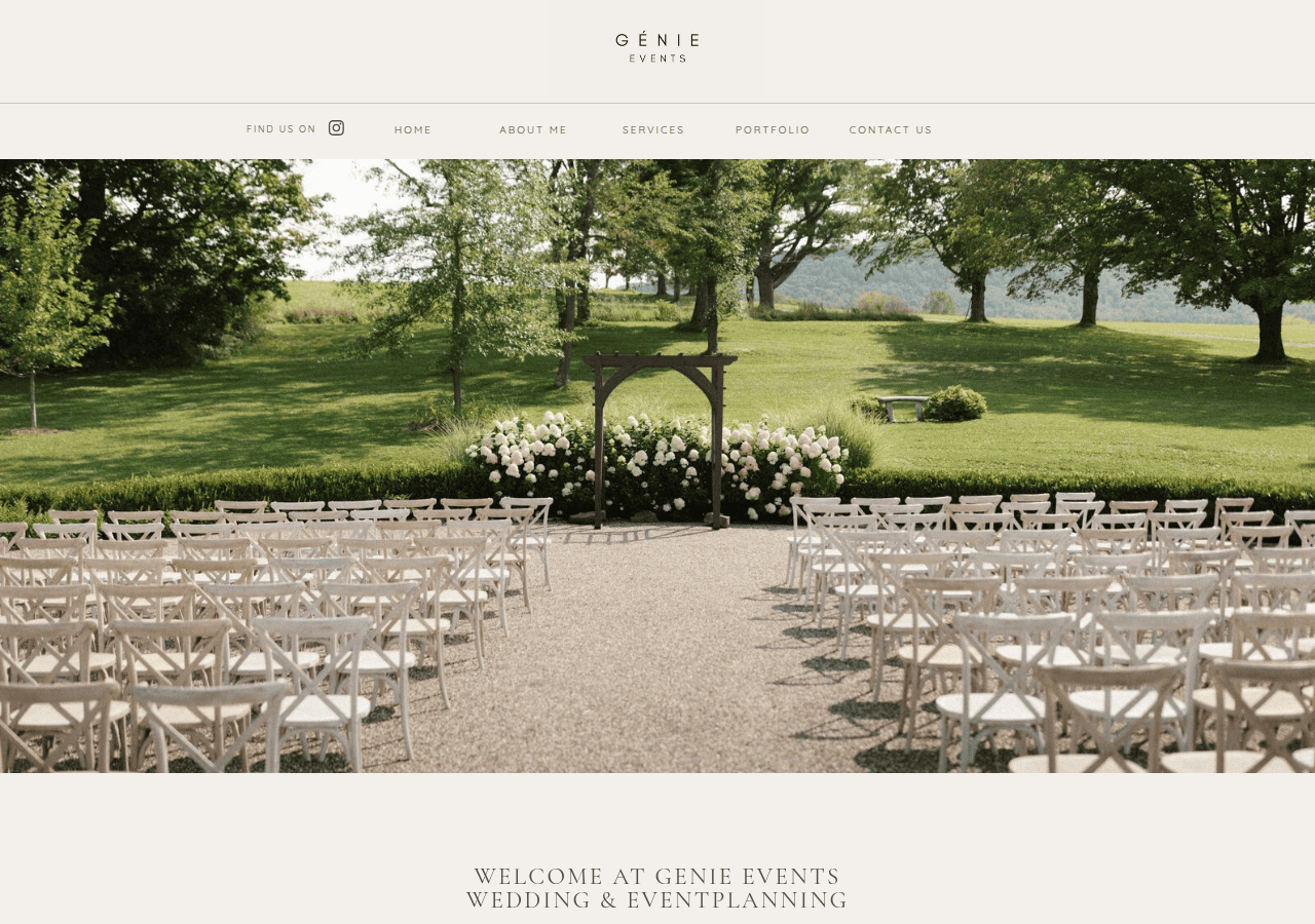 Screenshot of genieevents.nl