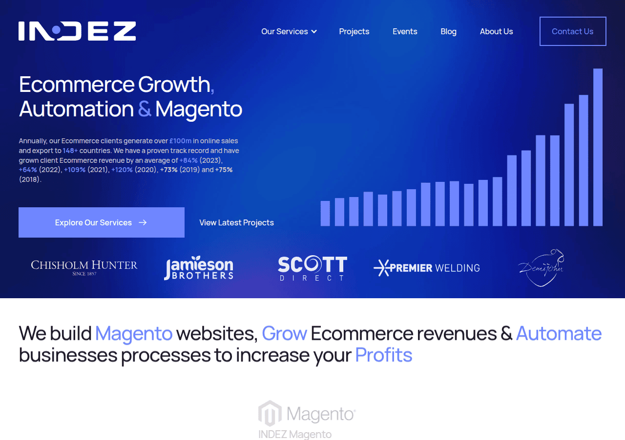 Screenshot of indez.com