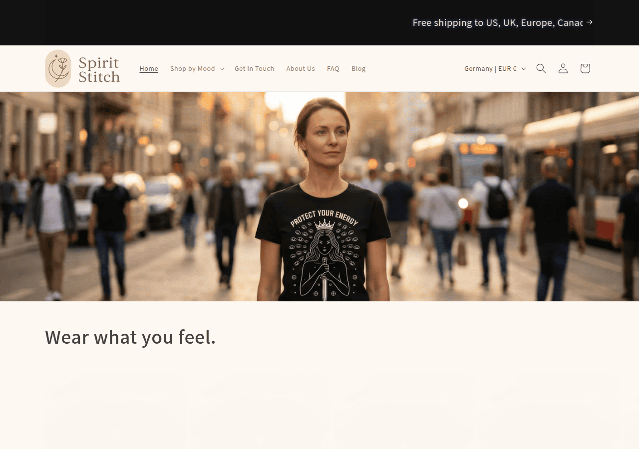Screenshot of thespiritstitch.com