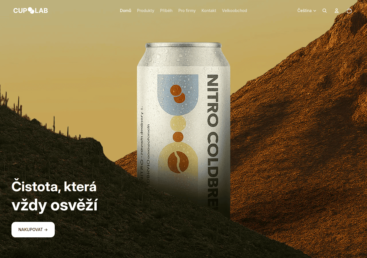 Screenshot of cuplab.cz