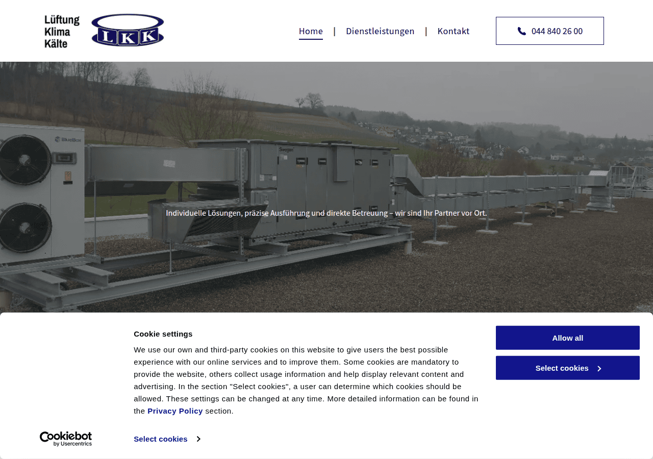 Screenshot of xn--lkkgebudetechnik-0nb.ch