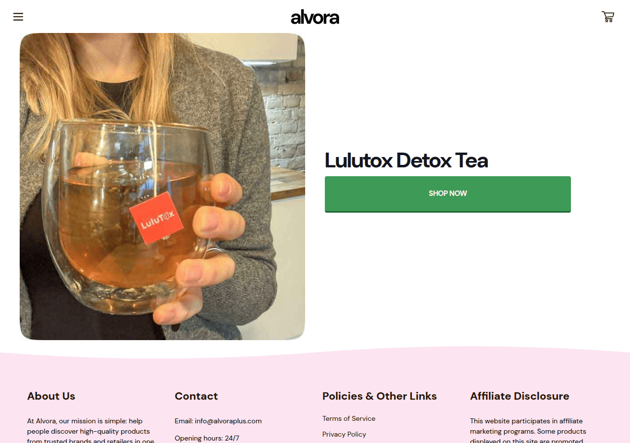 Screenshot of alvoraplus.com