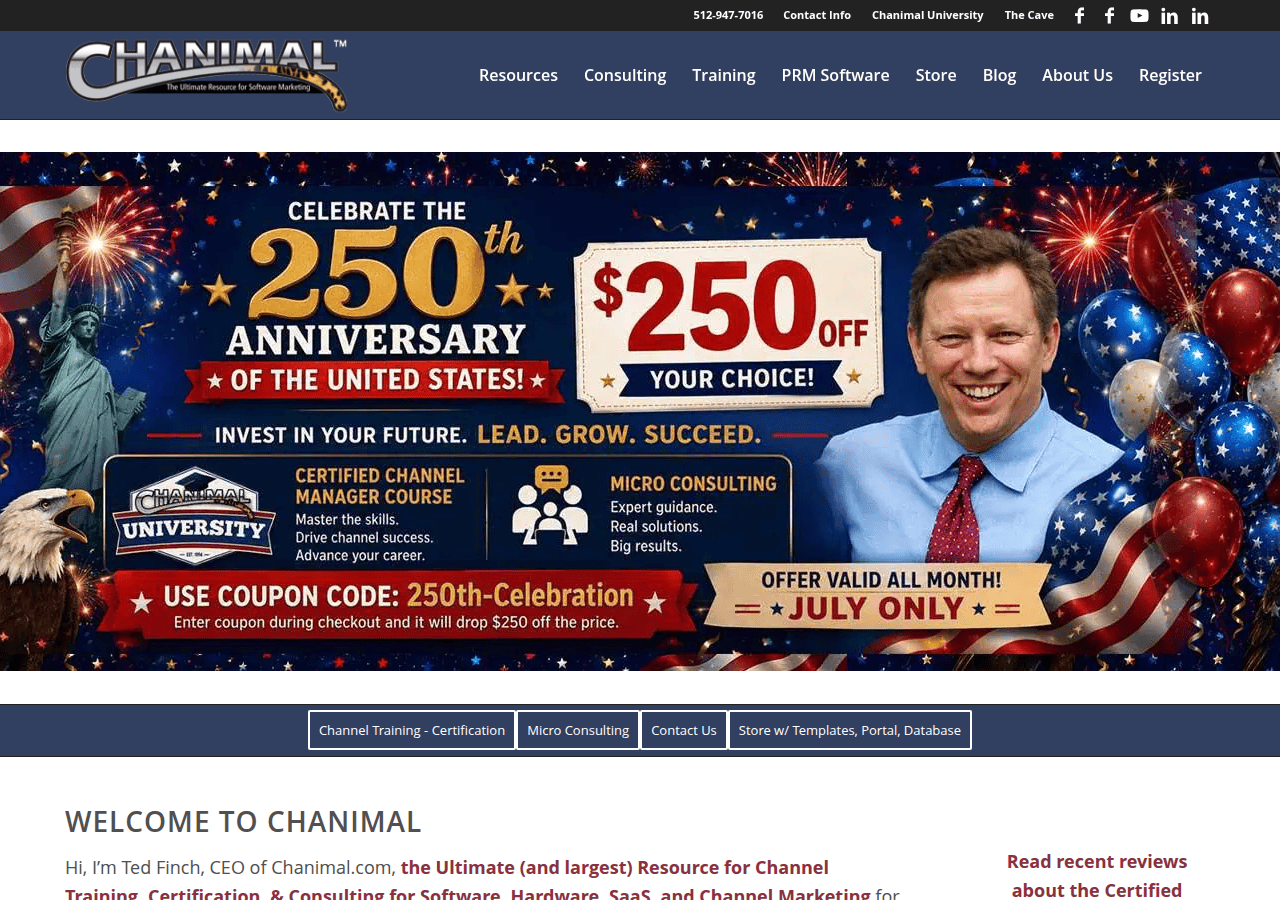 Screenshot of chanimal.com