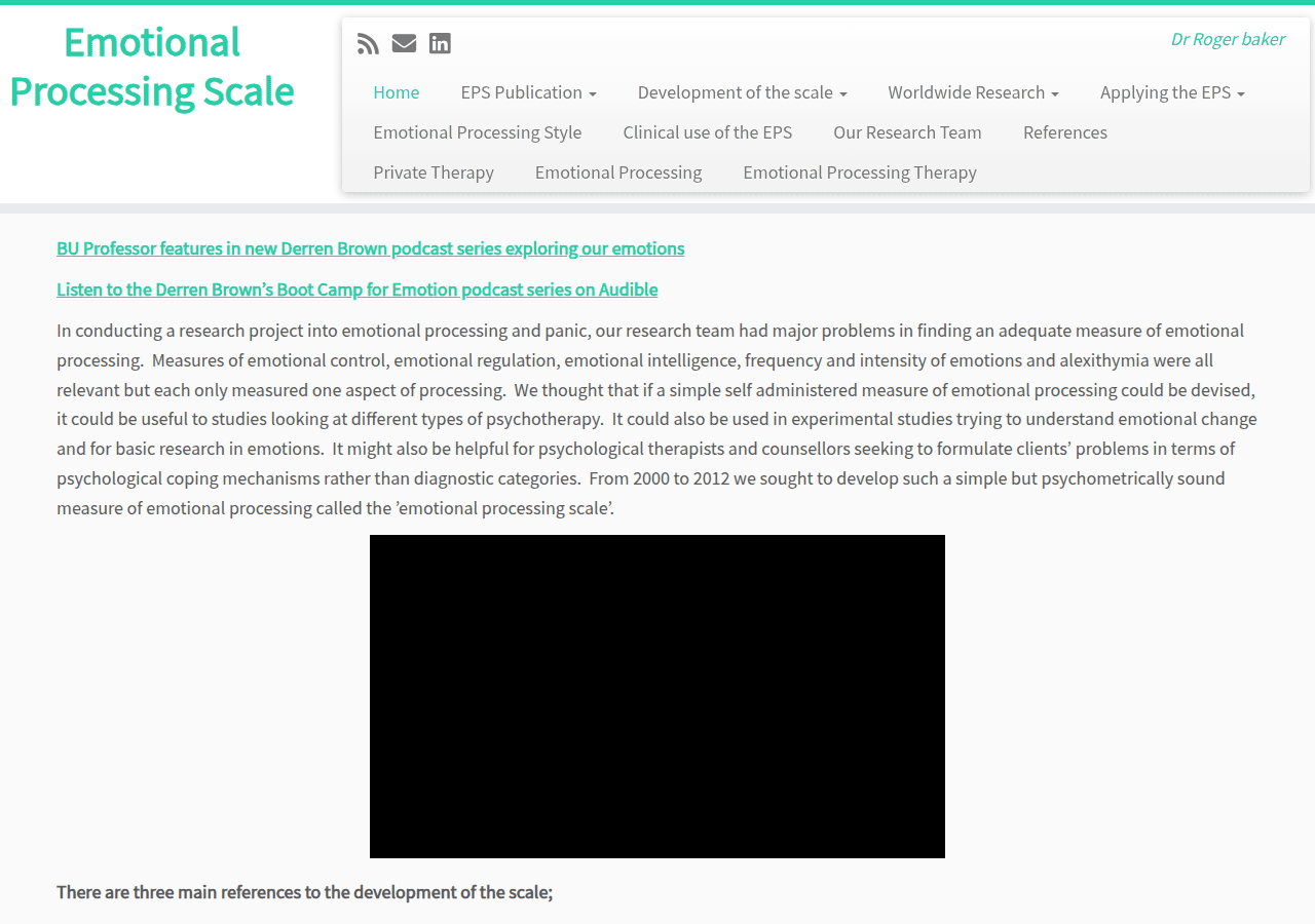 Screenshot of emotionalprocessingscale.org