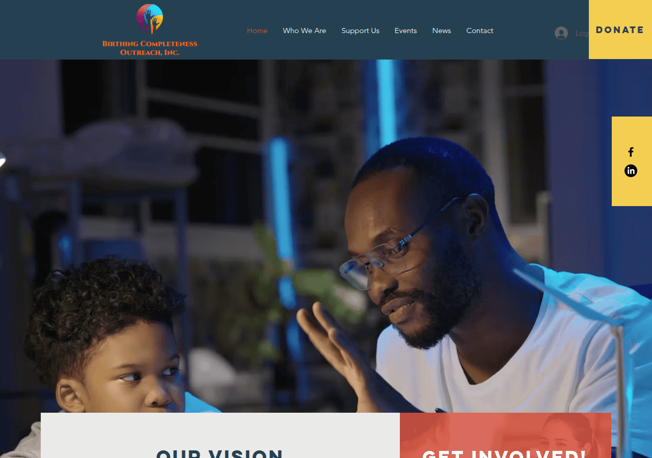 Screenshot of birthingcompleteness20.org