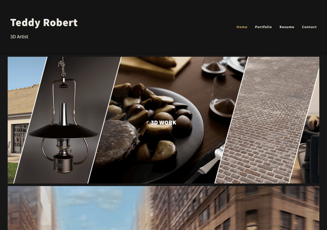 Screenshot of teddyrobert.com