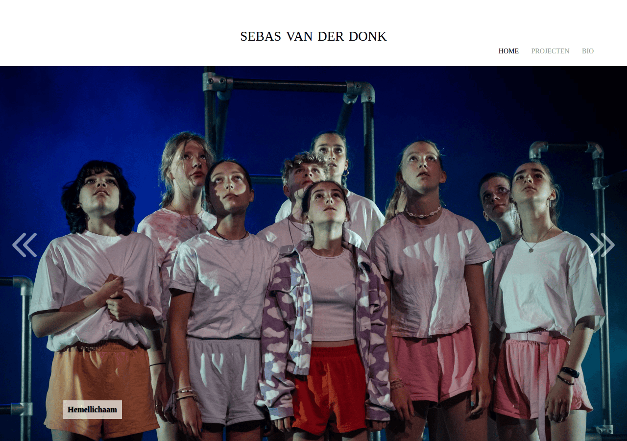 Screenshot of sebasvanderdonk.nl
