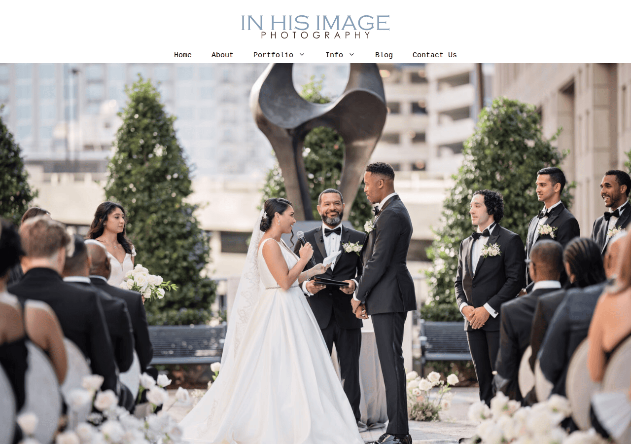Screenshot of inhisimagephotography.com