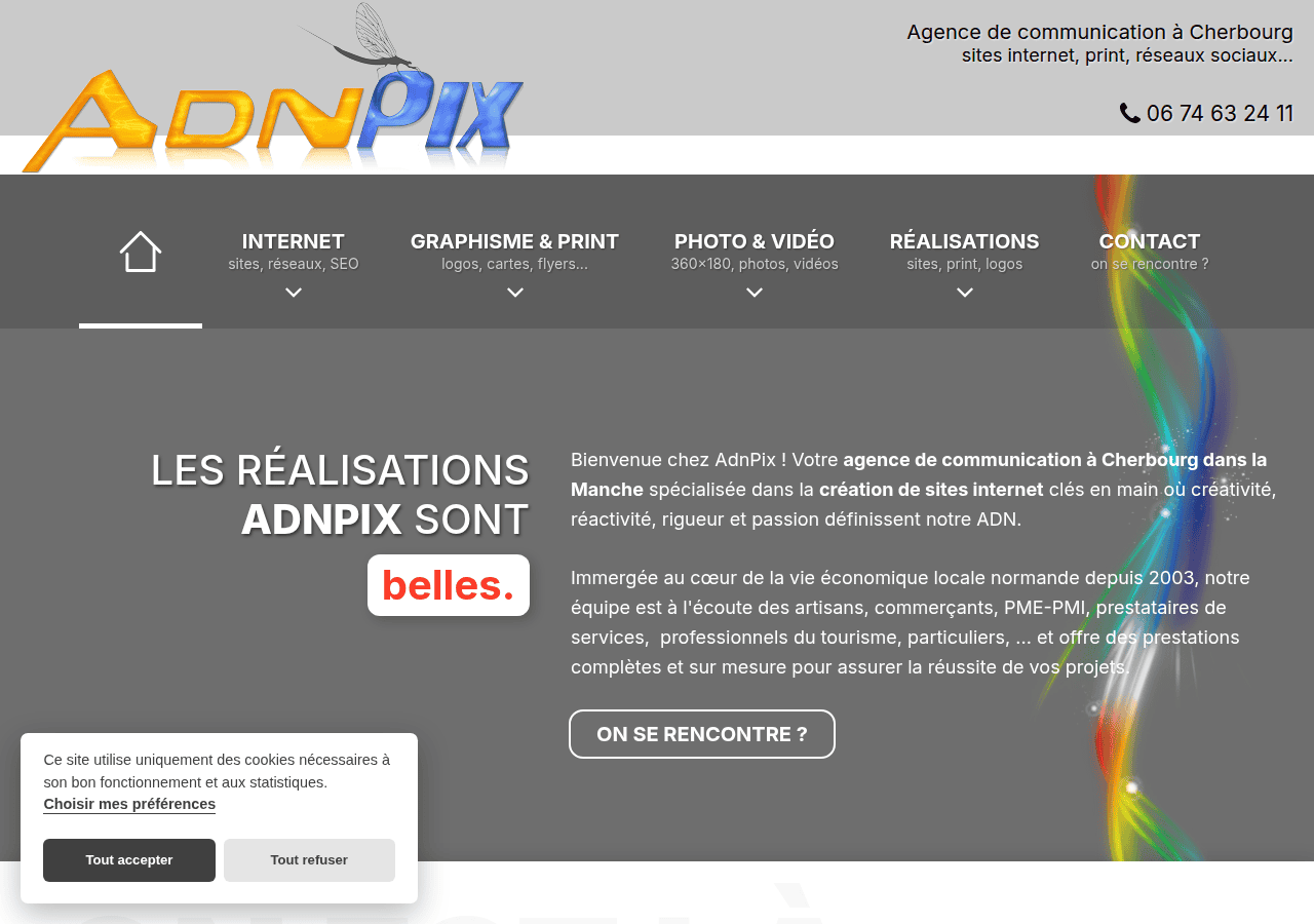 Screenshot of adnpix.com