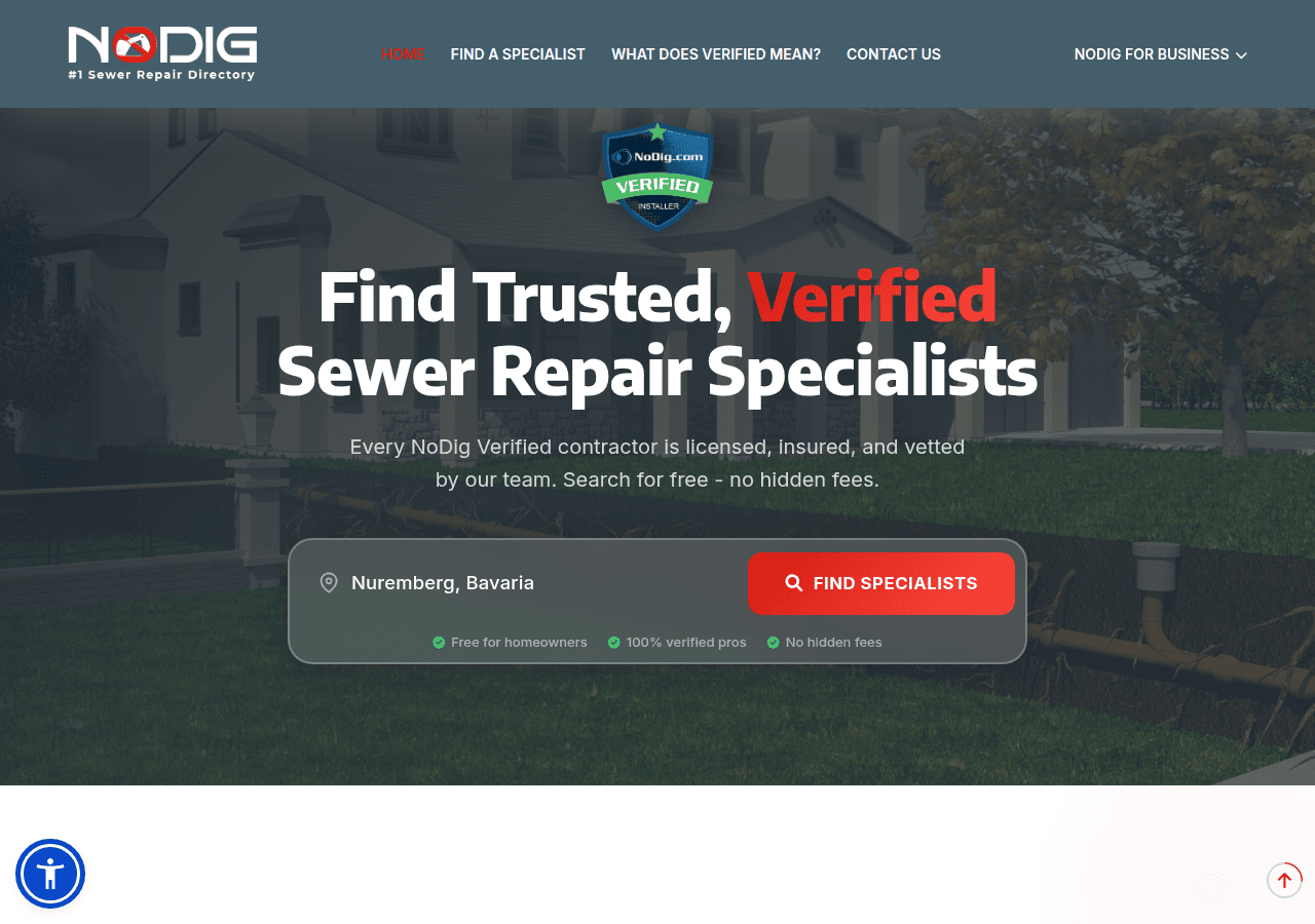 Screenshot of nodig.com