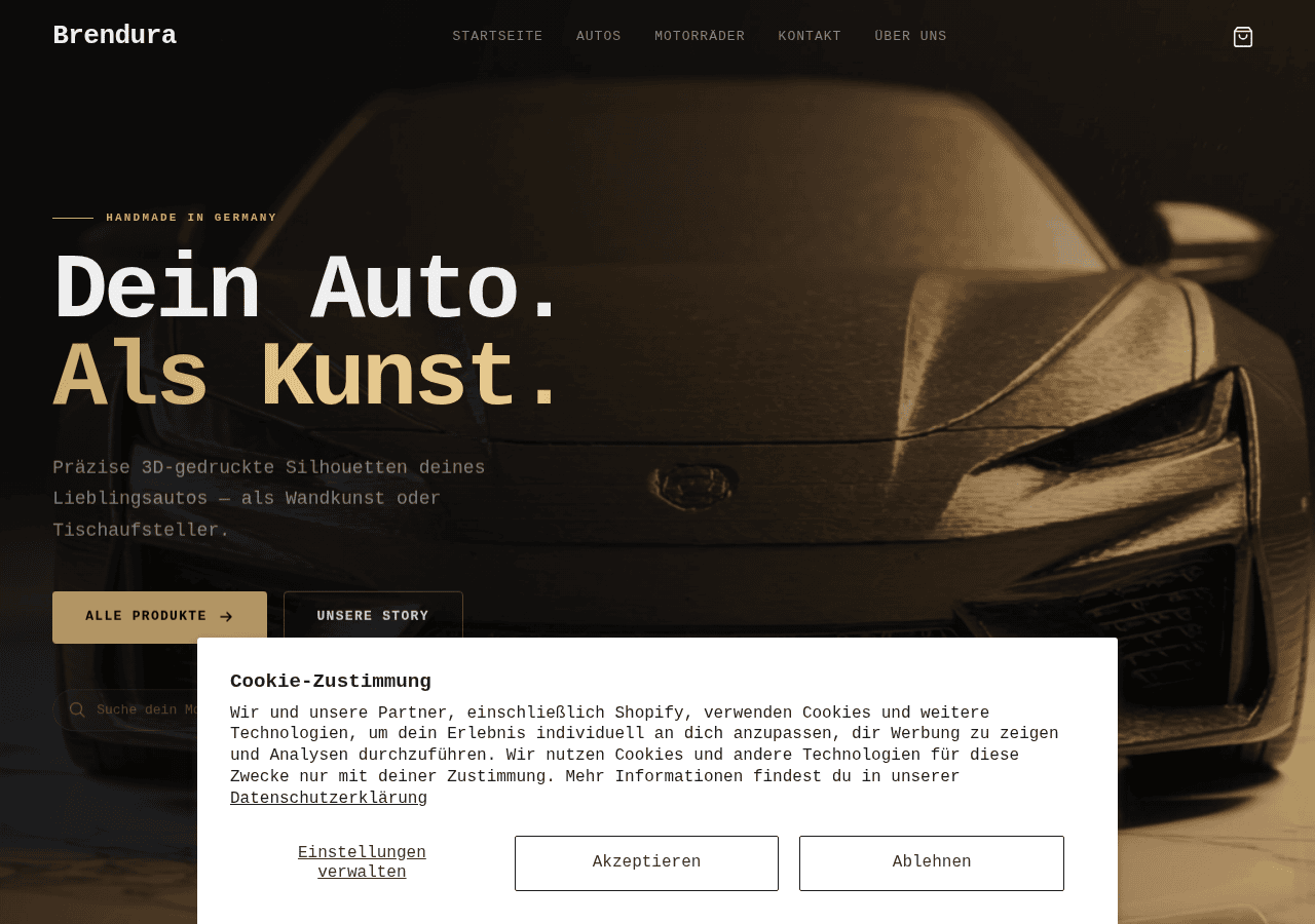 Screenshot of brendura.de