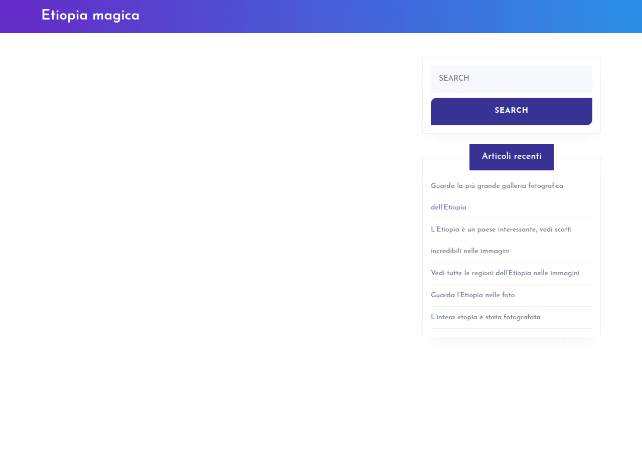 Screenshot of etiopiamagica.it