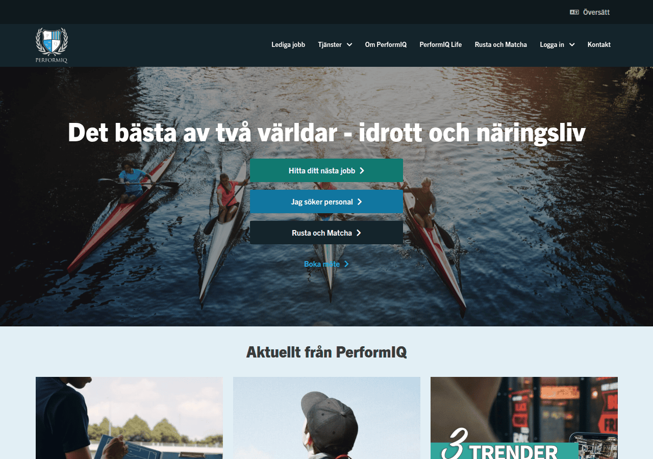 Screenshot of performiq.se