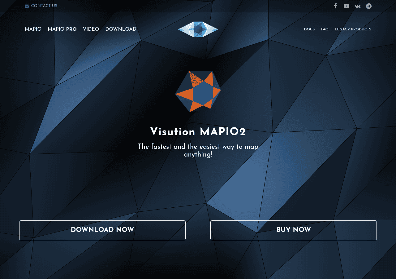 Screenshot of visution.com