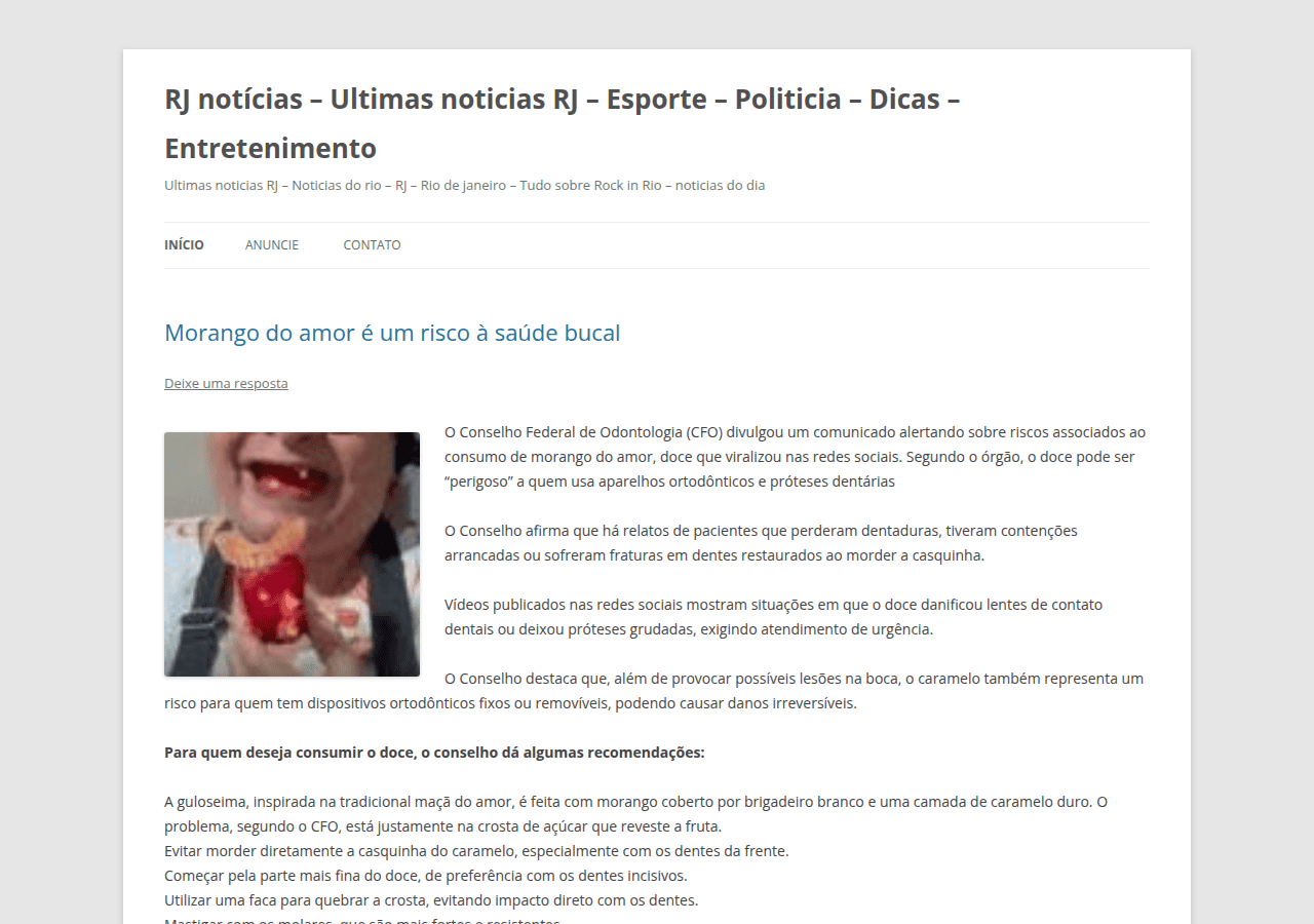 Screenshot of rjnoticias.com