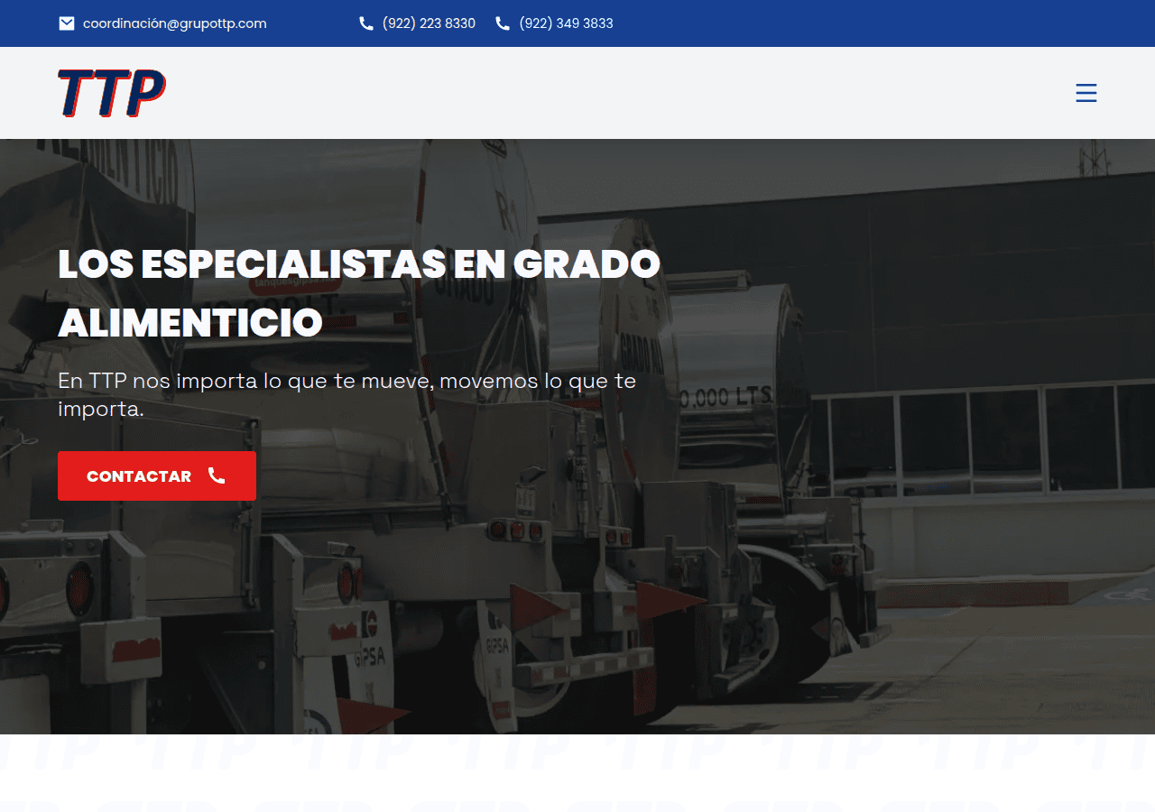Screenshot of grupottp.com