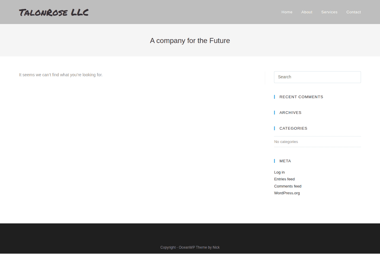 Screenshot of talonrose.com