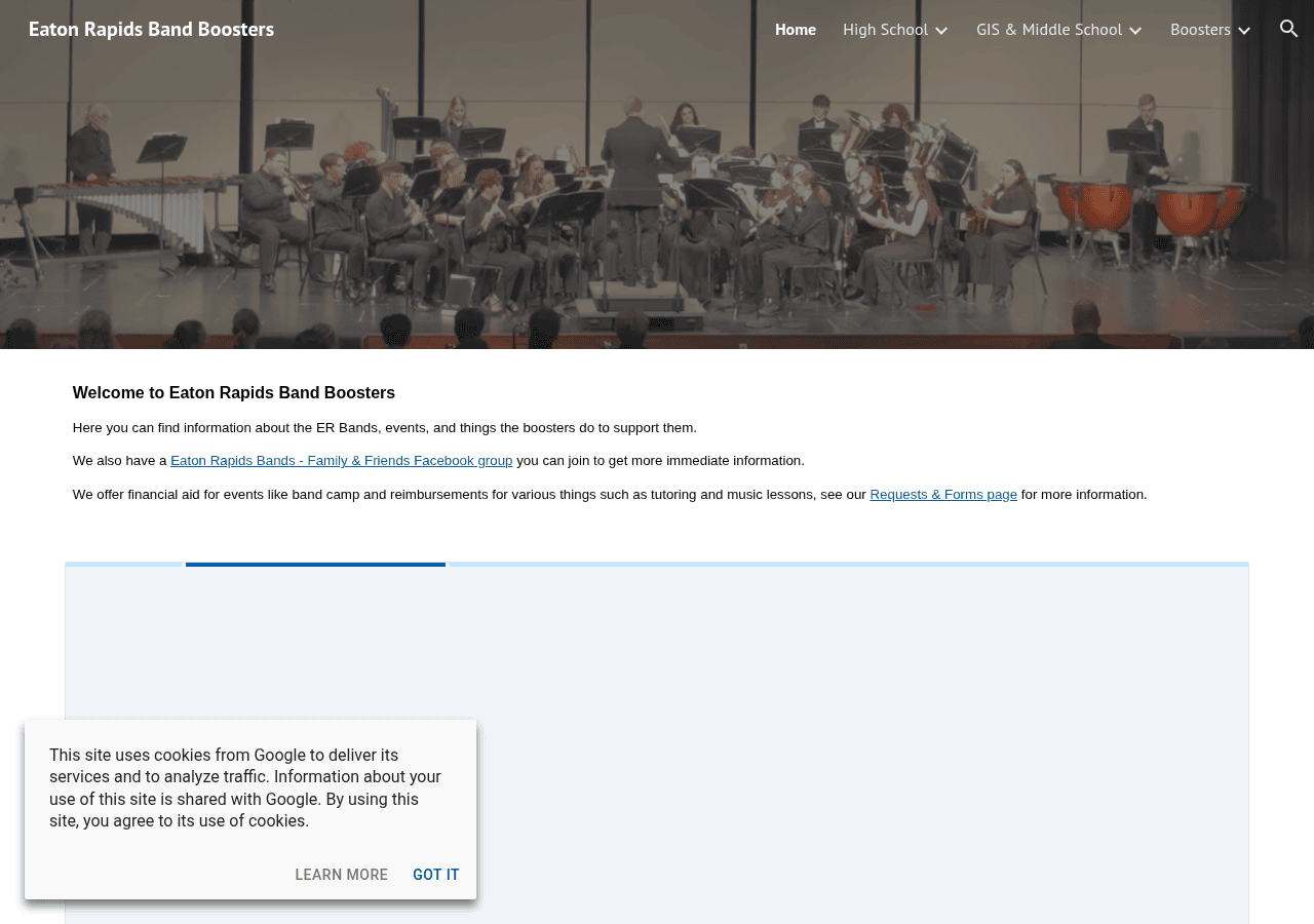 Screenshot of eatonrapidsbands.org