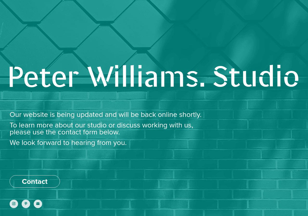 Screenshot of peterwilliams.studio