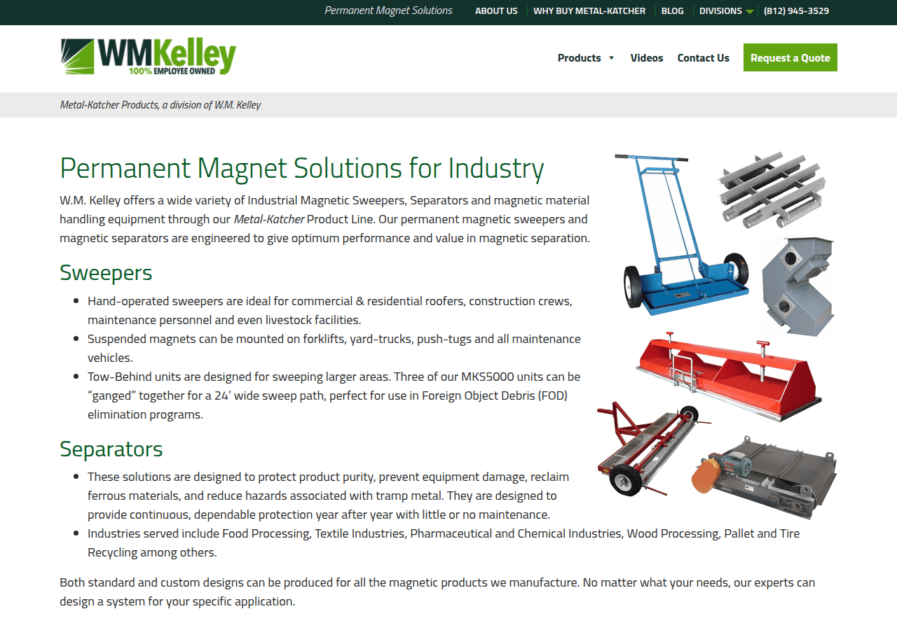 Screenshot of metalkatcher.com