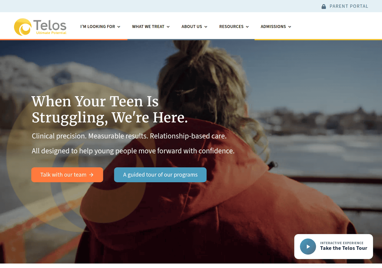 Screenshot of telos.org