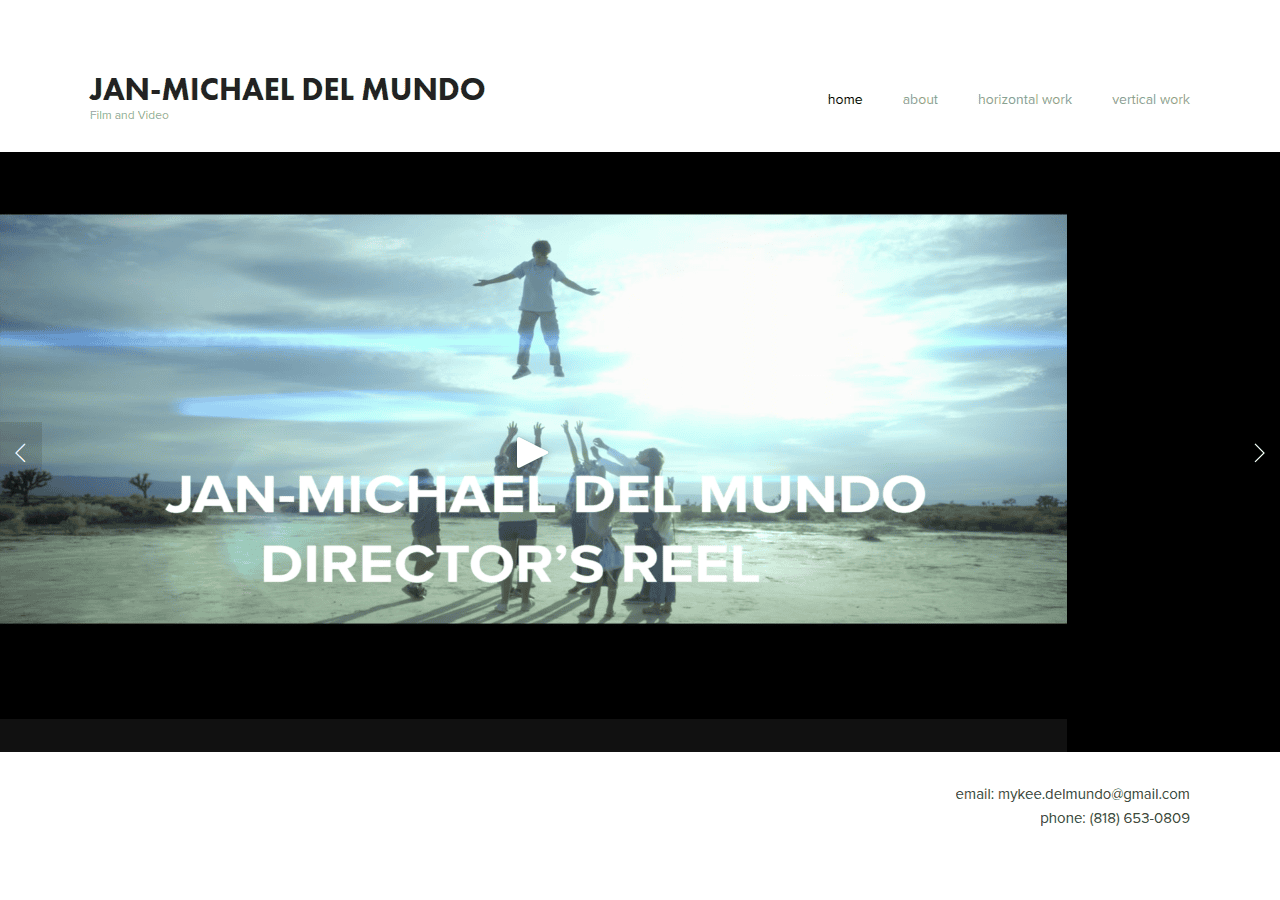 Screenshot of jan-michaeldelmundo.com