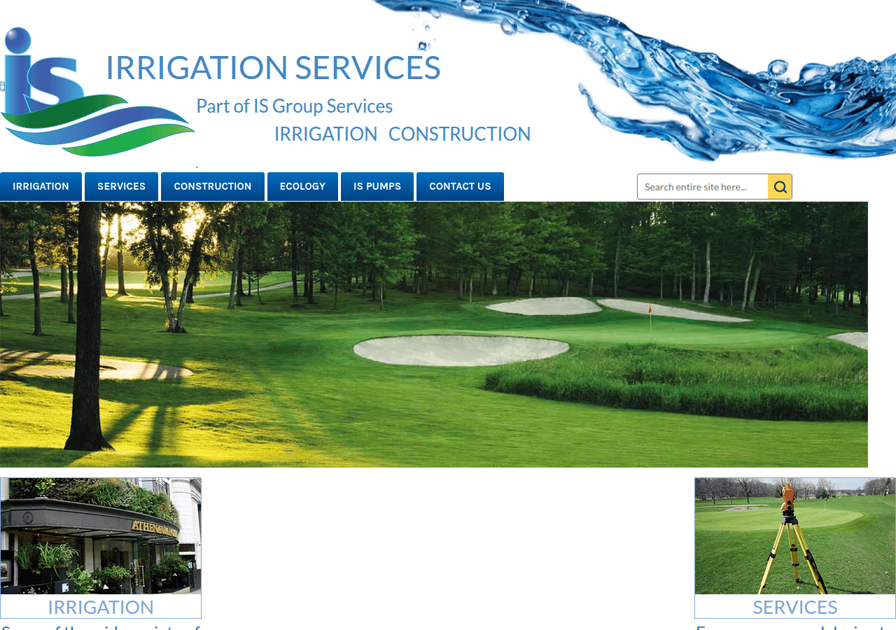 Screenshot of iswater.com