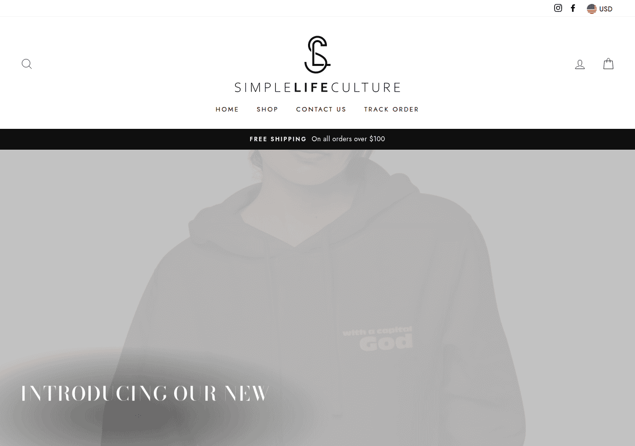 Screenshot of simplelifeculture.com