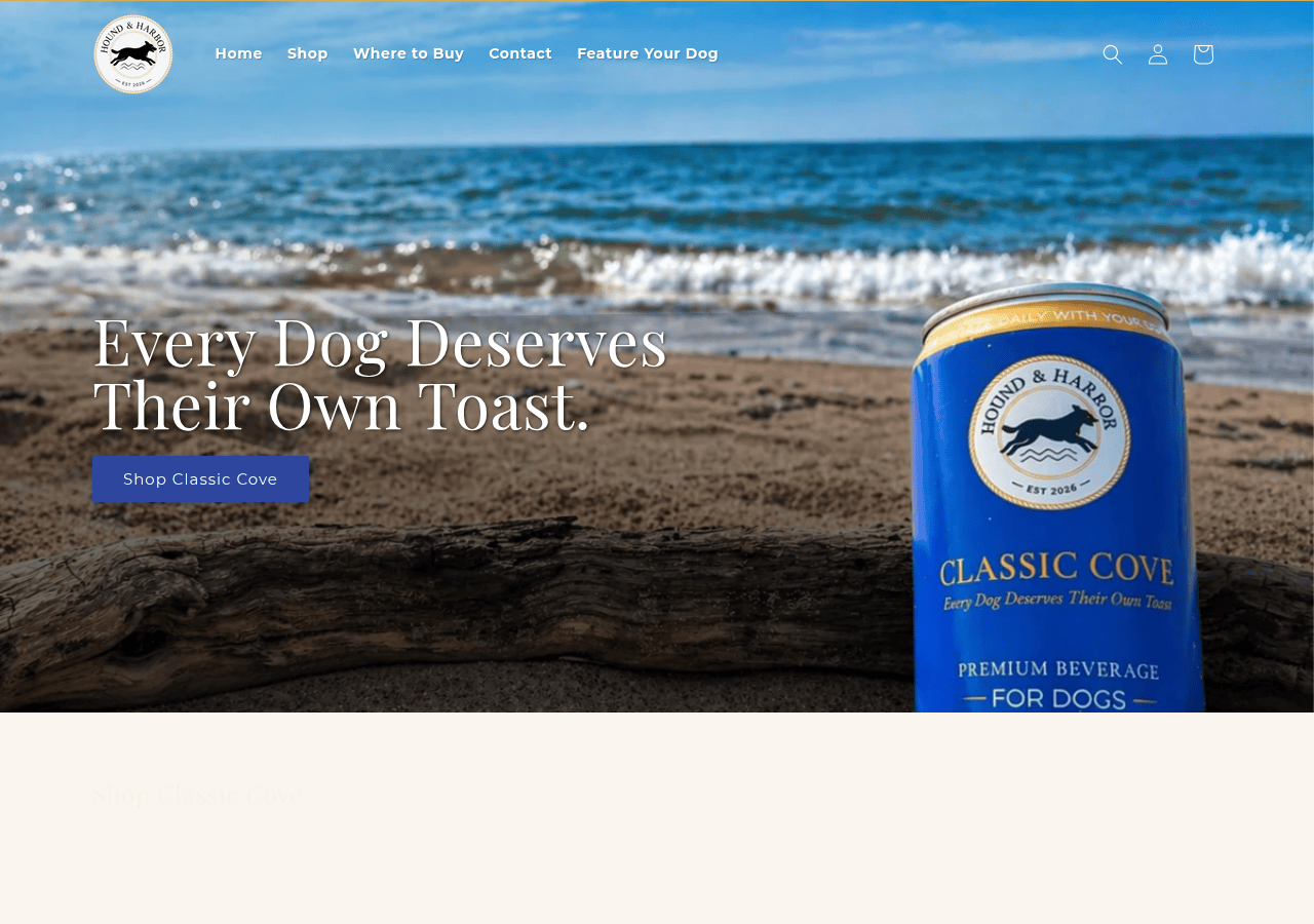 Screenshot of houndandharbor.com