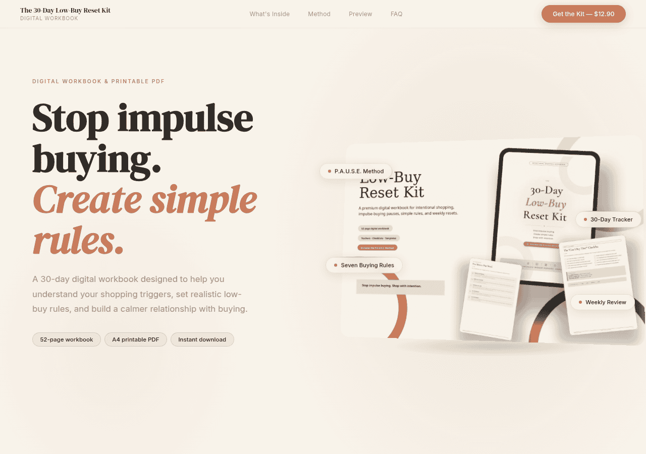 Screenshot of lowbuyresetkit.shop