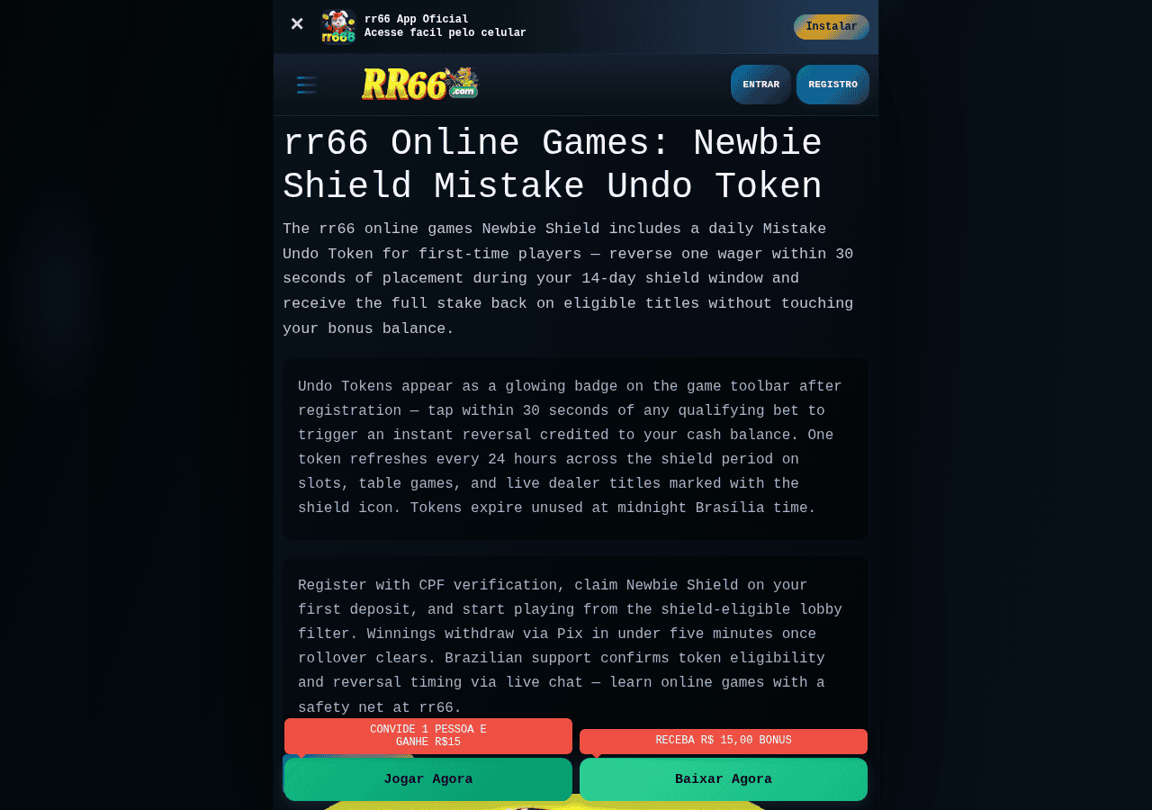 Screenshot of rr66jogos.com.br