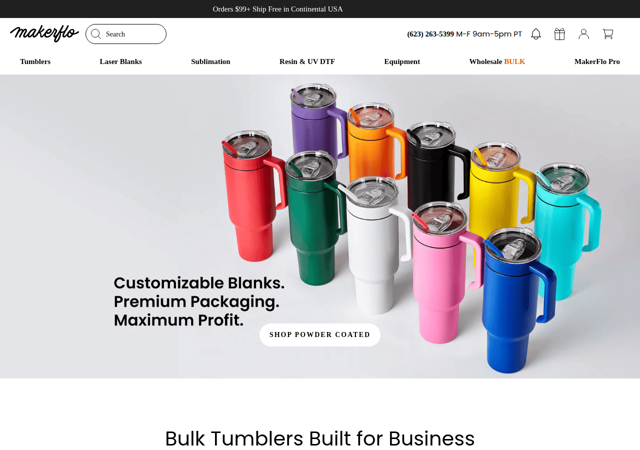 Screenshot of makerflo.com