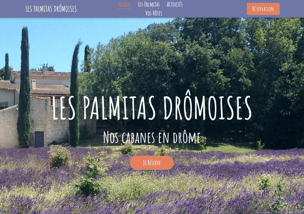 Screenshot of les-palmitas-dromoises.fr